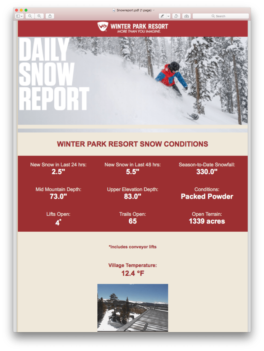 Winter Park Email